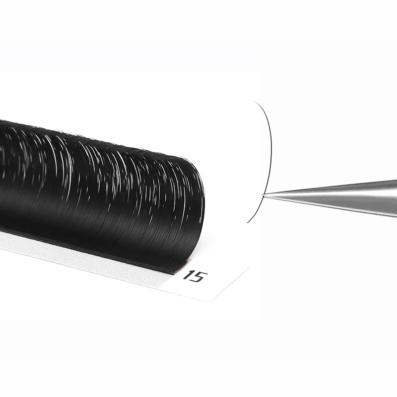 Round haired false eyelashes